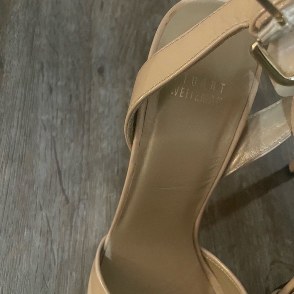 Barely Worn Stuart Weitzman Nude Pumps - image 3